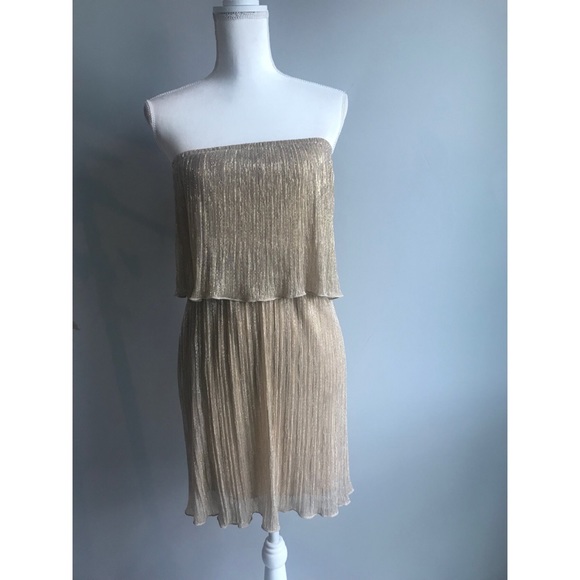 Francesca's Collections Dresses & Skirts - NWOT Francesca’s Cotton Club Golden Dress